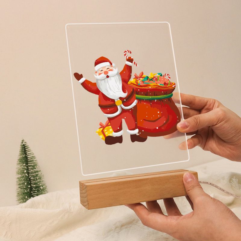 Santa’s Festive Candy Sack LED Paint by Numbers