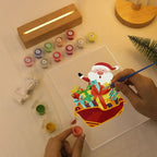 Santa’s Gift Sleigh LED Paint by Numbers