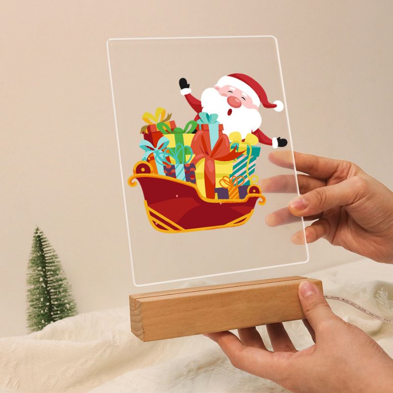 Santa’s Gift Sleigh LED Paint by Numbers