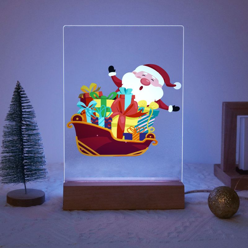 Santa’s Gift Sleigh LED Paint by Numbers