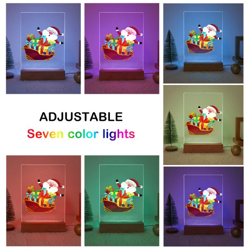 Santa’s Gift Sleigh LED Paint by Numbers