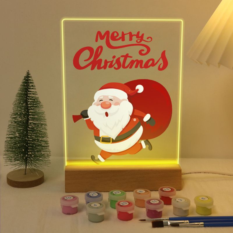 Santa’s Merry Gift Delivery LED Paint by Numbers