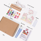 Santa’s Merry Winter Friends LED Paint by Numbers