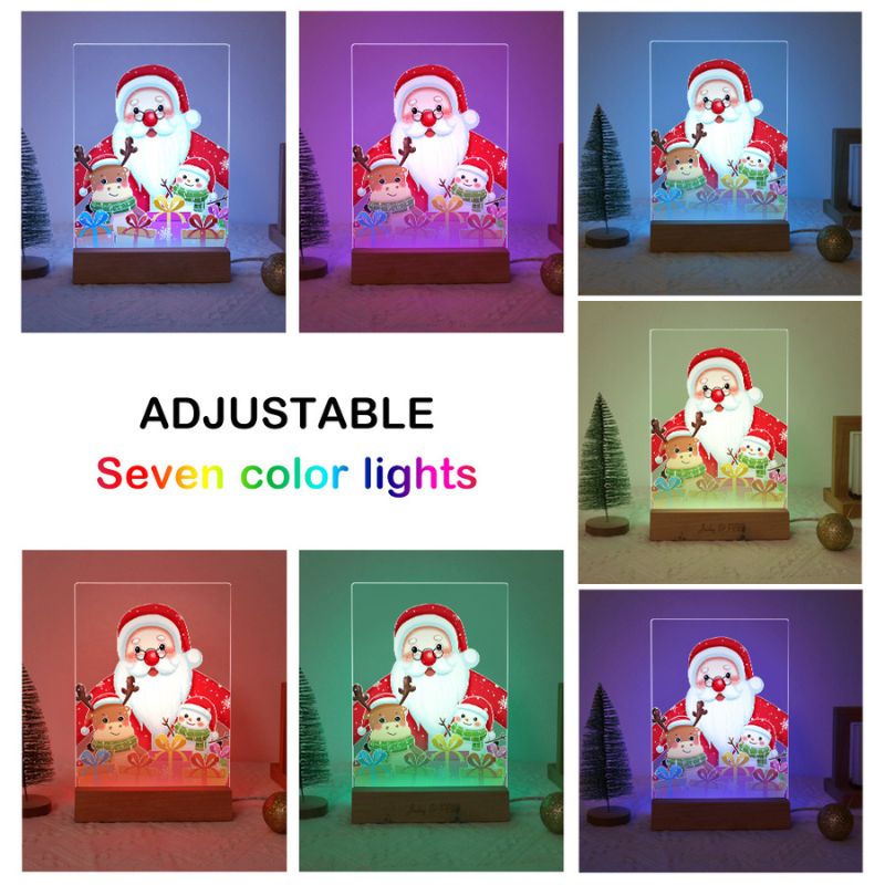 Santa’s Merry Winter Friends LED Paint by Numbers