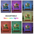 Santa and Reindeer Festive Tree LED Paint by Numbers