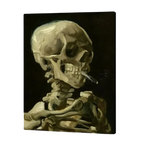 Skull with a Cigarette Paint by Numbers