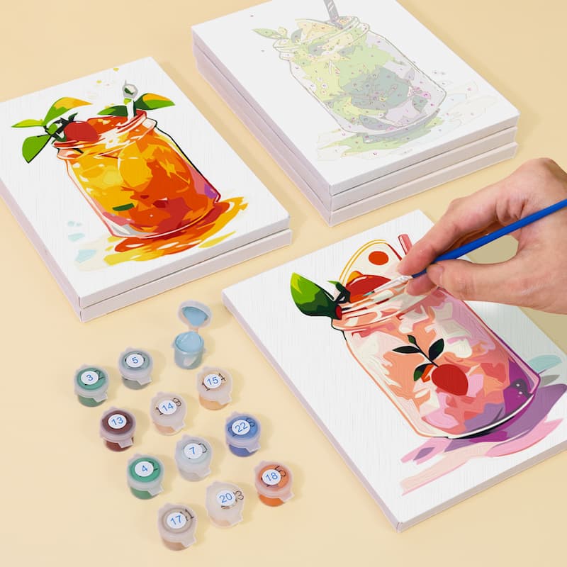 Summer Refreshers - 6 Mini Paintings