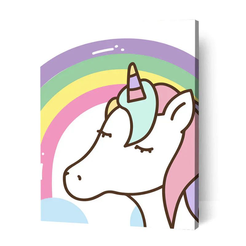 Unicorn Paint by Numbers for Kids