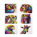 Vibrant Wildlife - 6 Mini Paintings