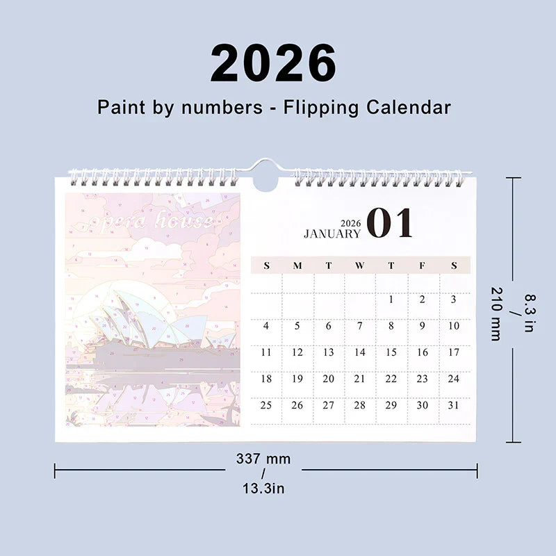 Paint by Numbers Calendar